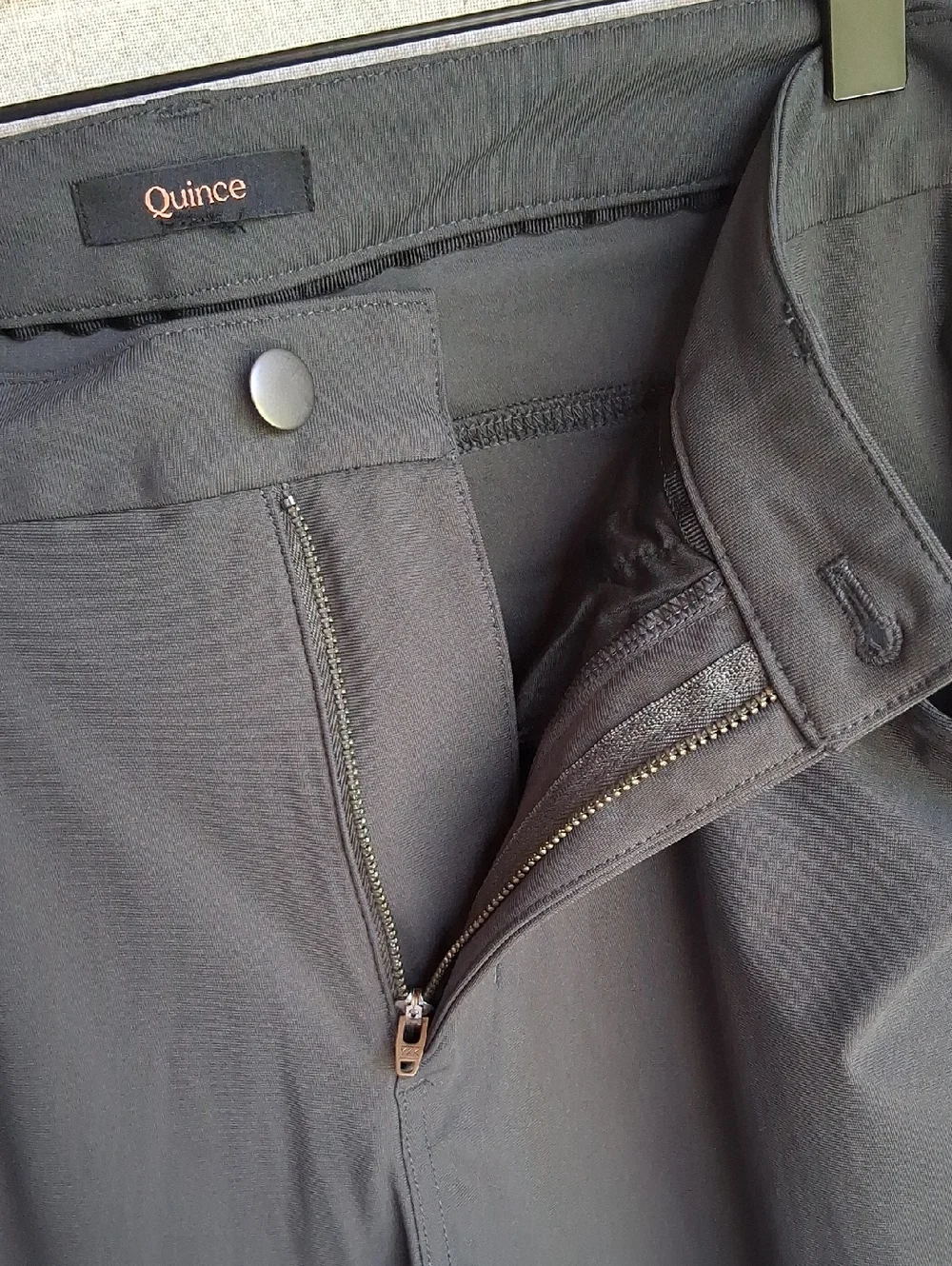 Quince 5 Pocket Tech Pant Slim Fit Steel 36×30